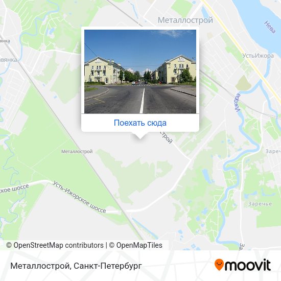 Карта Металлострой
