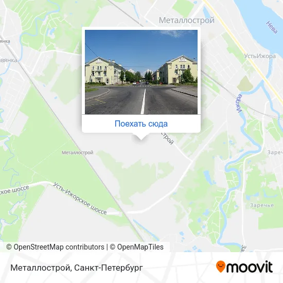 Карта Металлострой