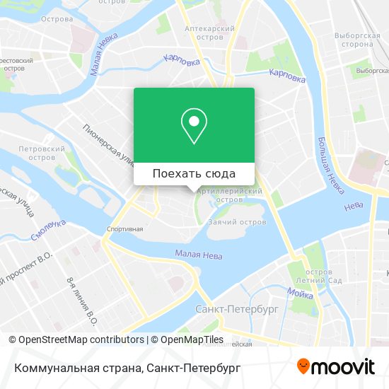 Добролюбова санкт петербург на карте