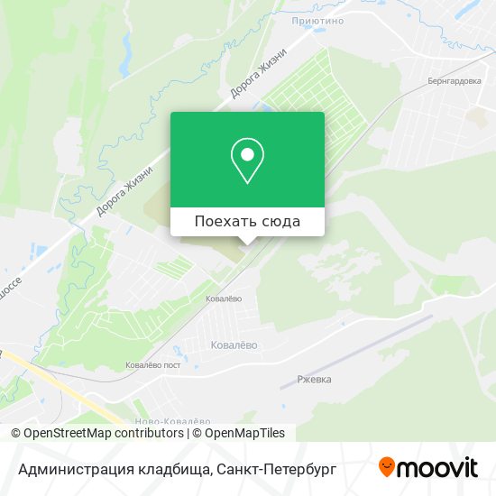 Карта Администрация кладбища
