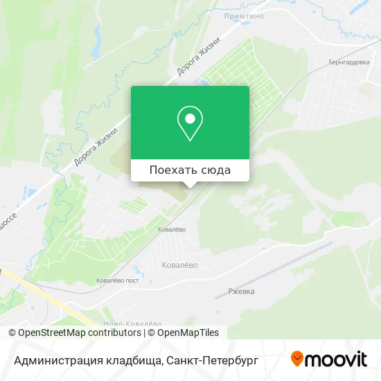 Карта Администрация кладбища