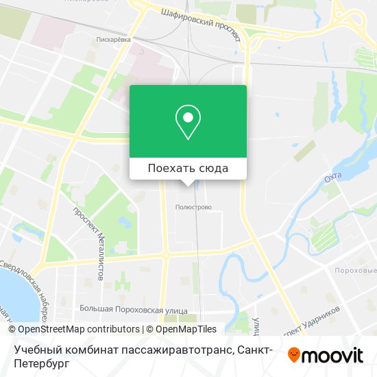 Карта Учебный комбинат пассажиравтотранс