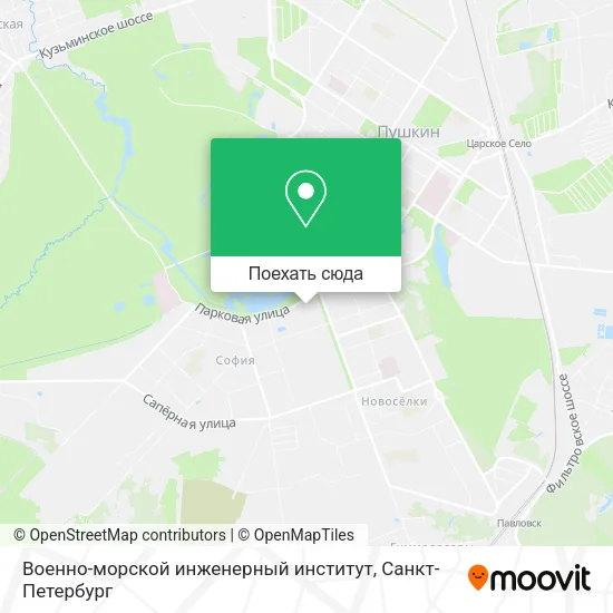 Карта Военно-морской инженерный институт