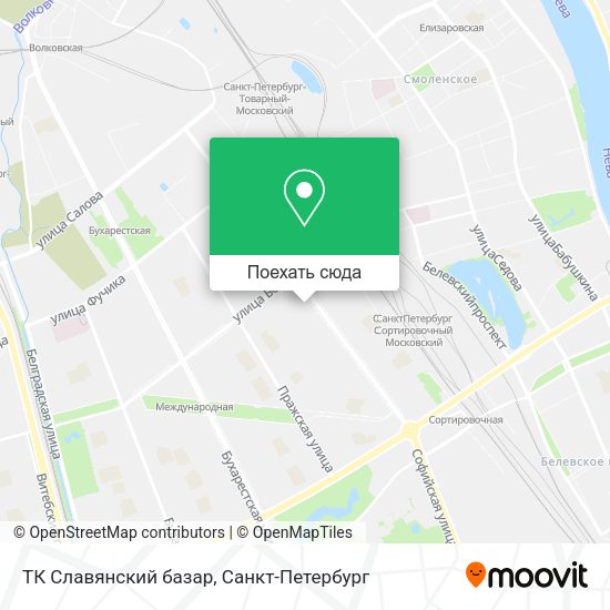 Карта ТК Славянский базар
