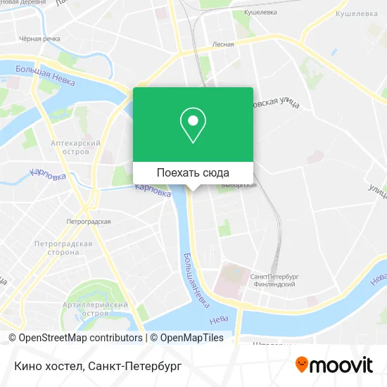 Карта Кино хостел
