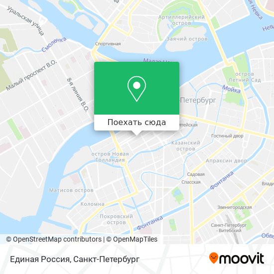 Карта Единая Россия