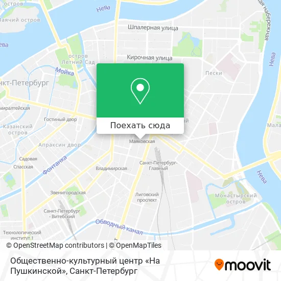 Карта Общественно-культурный центр «На Пушкинской»