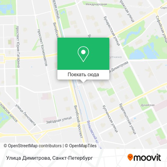 Карта Улица Димитрова