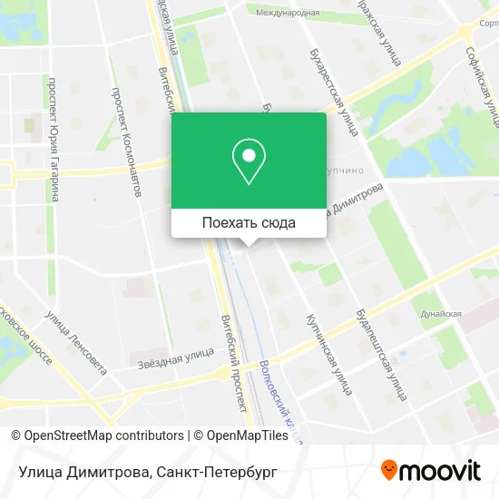 Карта Улица Димитрова