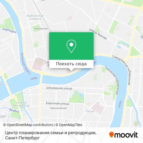 Карта Центр планирования семьи и репродукции