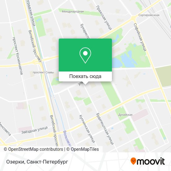 Карта Озерки