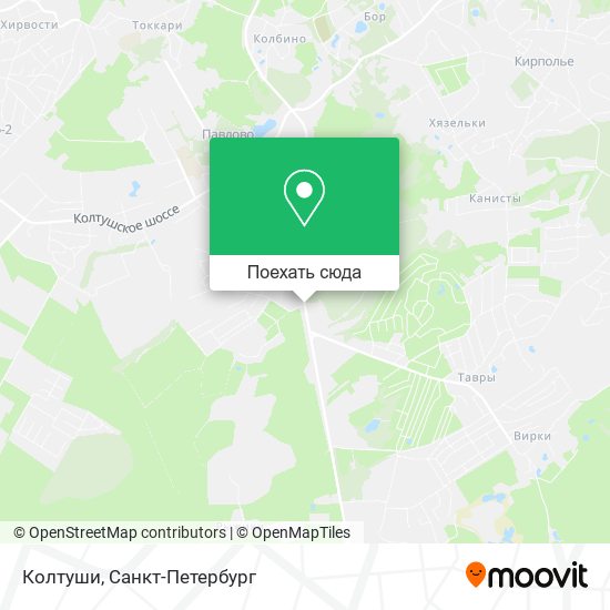 Карта Колтуши