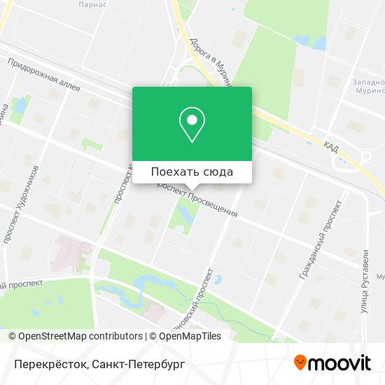 Карта Перекрёсток