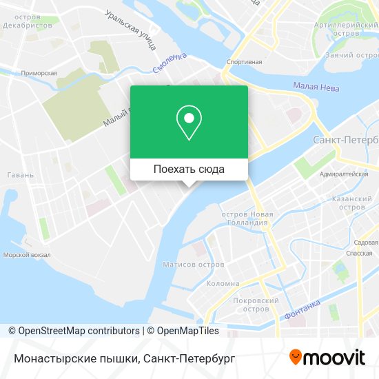 Карта Монастырские пышки