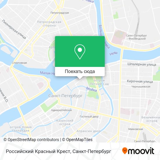 Карта Российский Красный Крест