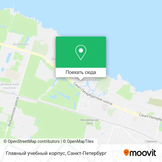 Карта Главный учебный корпус