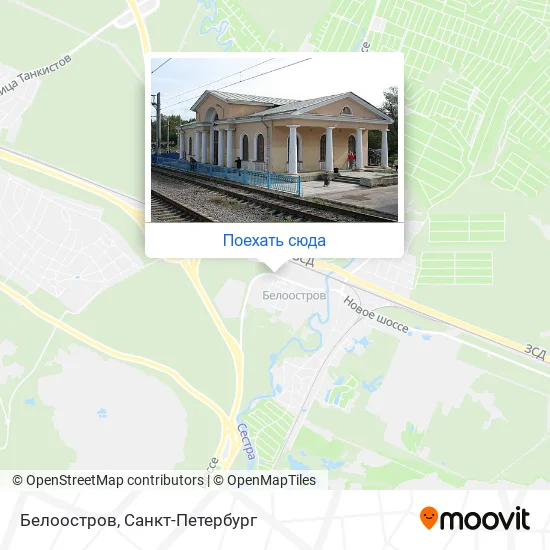 Карта Белоостров