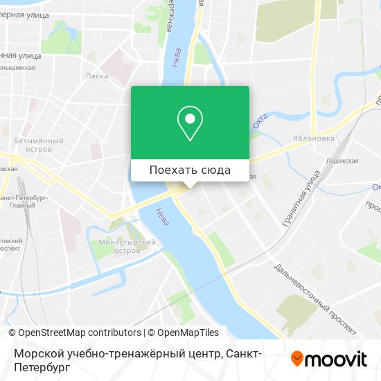 Карта Морской учебно-тренажёрный центр
