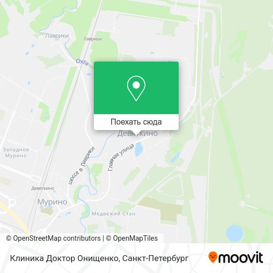 Карта Клиника Доктор Онищенко