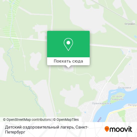 Карта Детский оздоровительный лагерь
