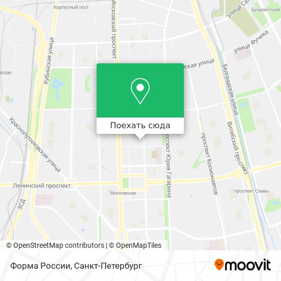 Карта Форма России