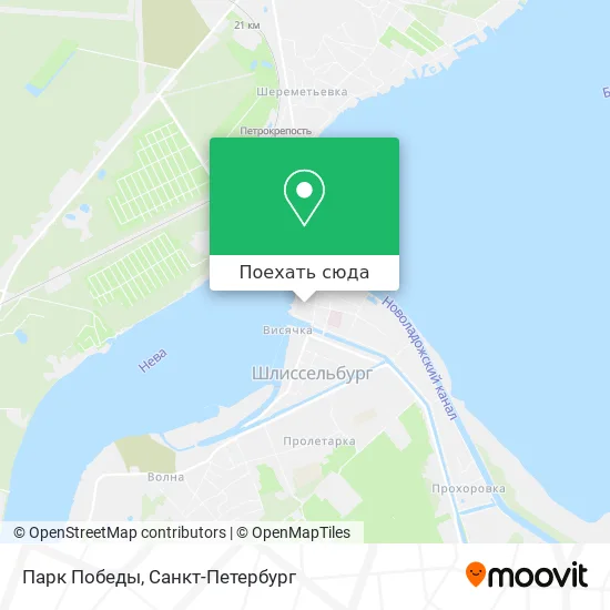 Карта Парк Победы