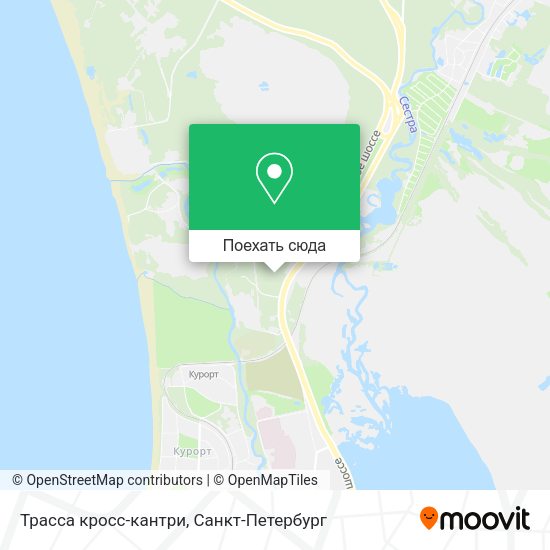 Карта Трасса кросс-кантри