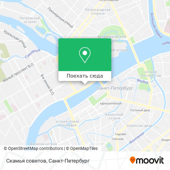 Карта Скамья советов