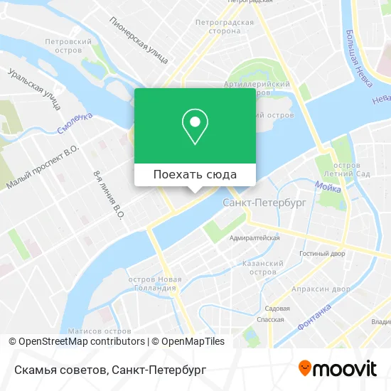 Карта Скамья советов