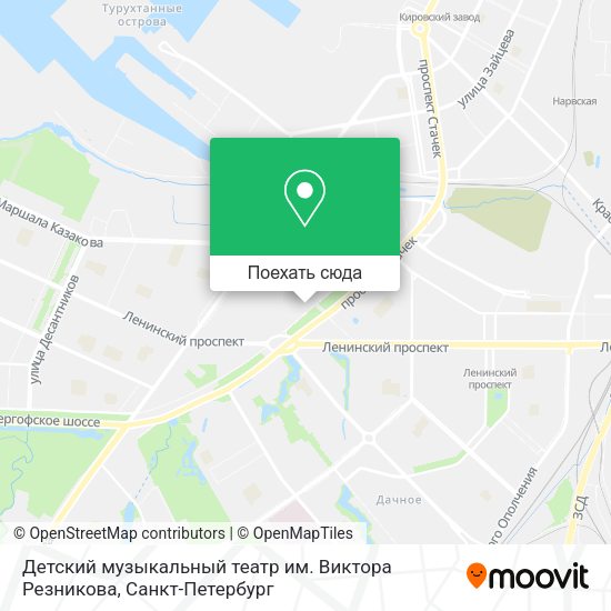Карта Детский музыкальный театр им. Виктора Резникова