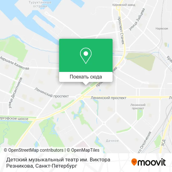 Карта Детский музыкальный театр им. Виктора Резникова