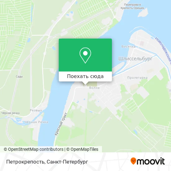 Карта Петрокрепость