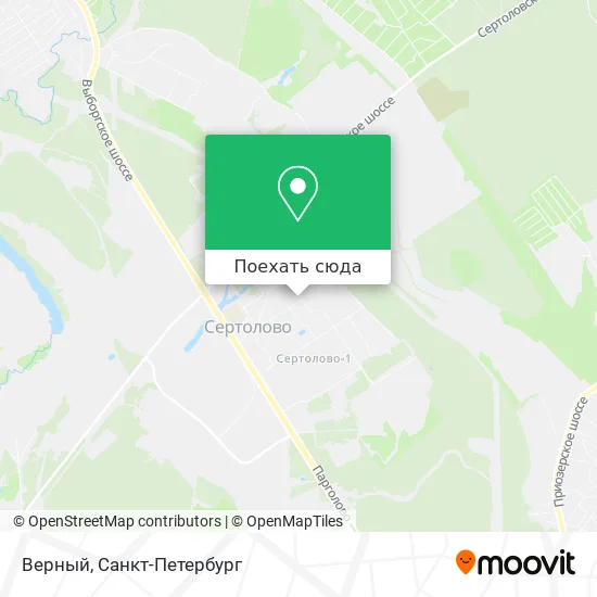 Карта Верный