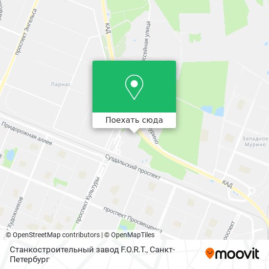 Карта Станкостроительный завод F.O.R.T.
