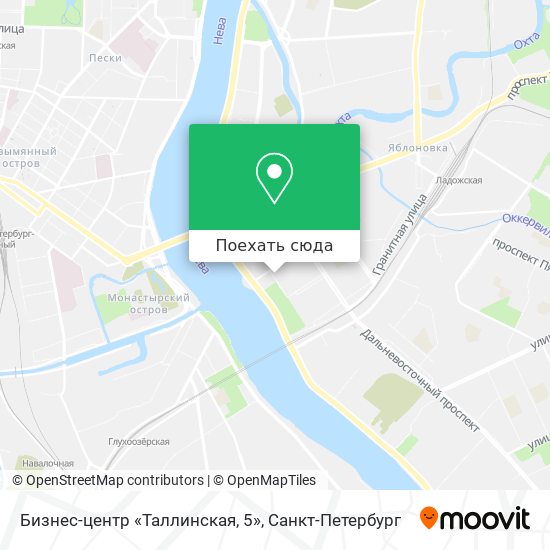 Карта Бизнес-центр «Таллинская, 5»
