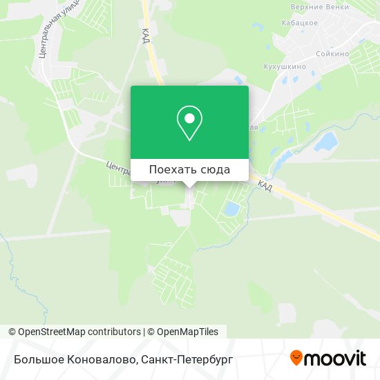 Карта Большое Коновалово