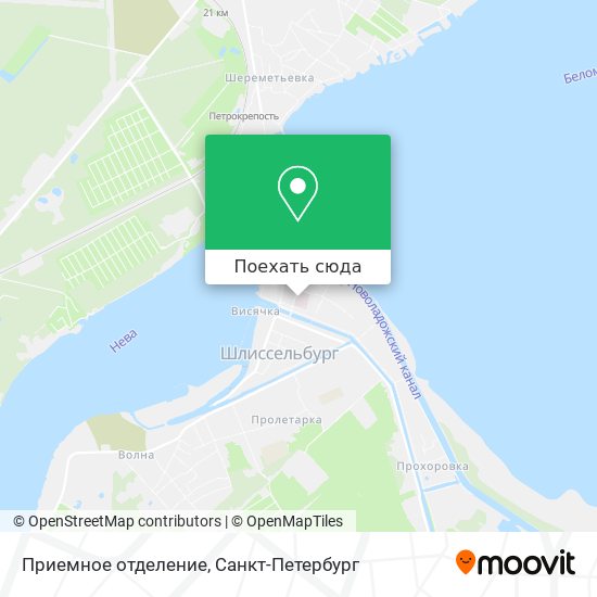 Карта Приемное отделение
