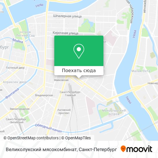 Карта Великолукский мясокомбинат
