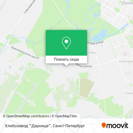 Карта Хлебозавод ""Дарница""