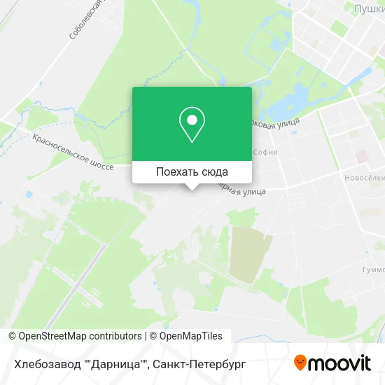 Карта Хлебозавод ""Дарница""