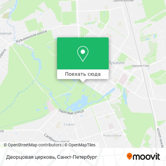 Карта Дворцовая церковь