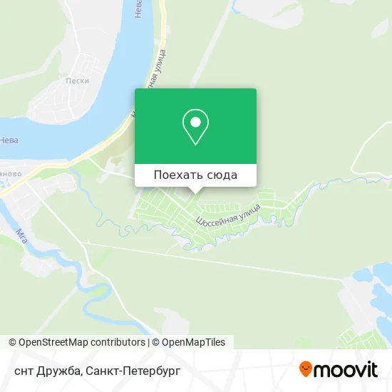 Карта снт Дружба