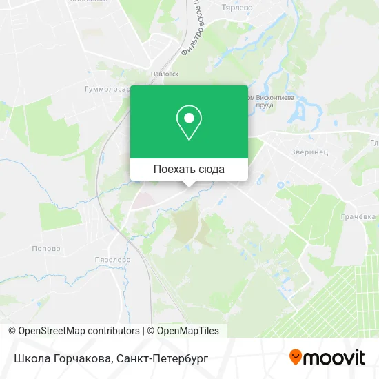 Карта Школа Горчакова