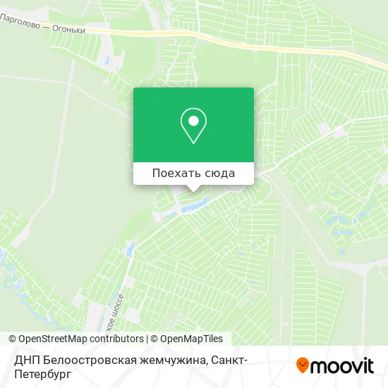Карта ДНП Белоостровская жемчужина