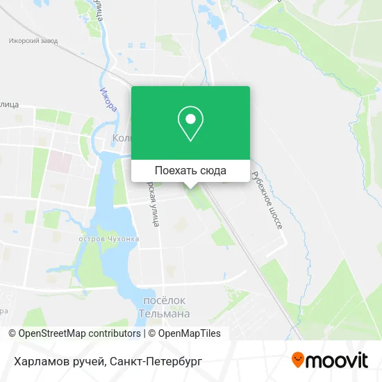 Карта Харламов ручей
