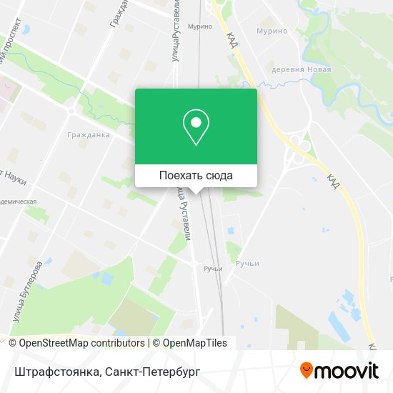 Карта Штрафстоянка