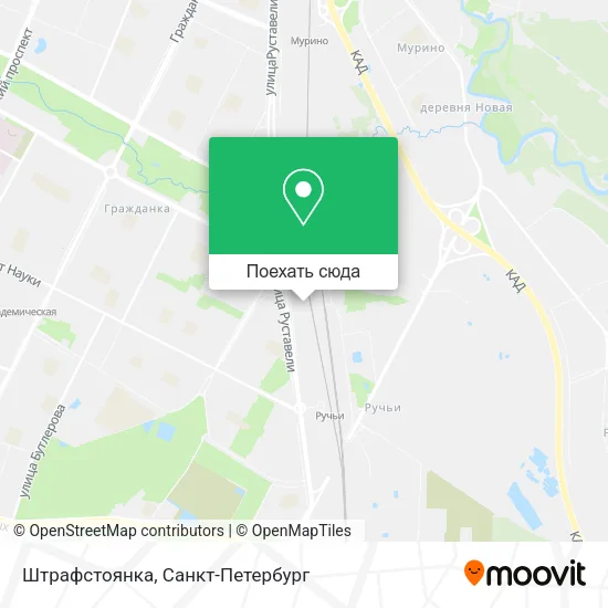 Карта Штрафстоянка