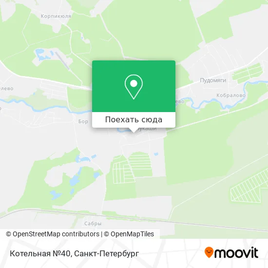 Карта Котельная №40