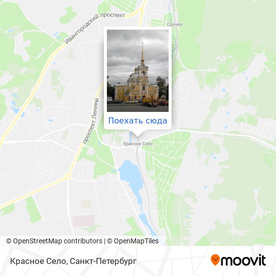 Карта Красное Село