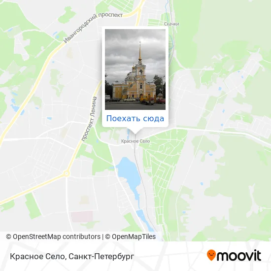 Карта Красное Село